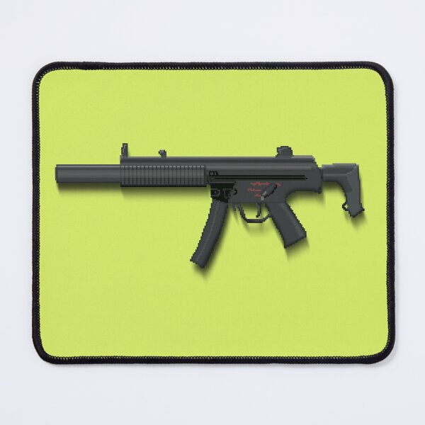 Item preview, Sub Machine gun Digital pixel art designed and sold by digitalknight.