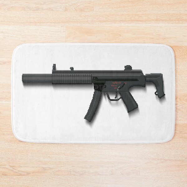 Item preview, Sub Machine gun Digital pixel art designed and sold by digitalknight.