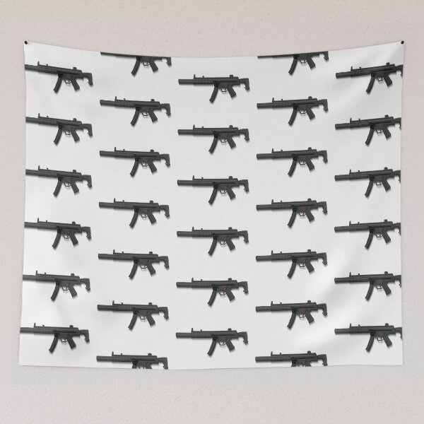 Item preview, Sub Machine gun Digital pixel art designed and sold by digitalknight.