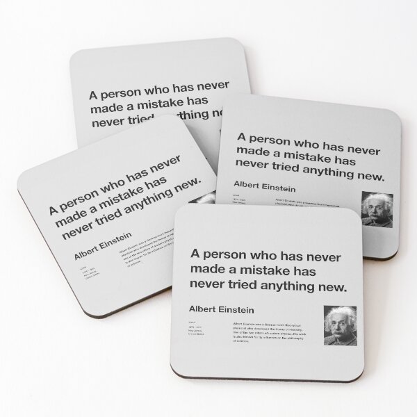 Item preview, Motivational Albert Einstein Quote designed and sold by kylewords00.