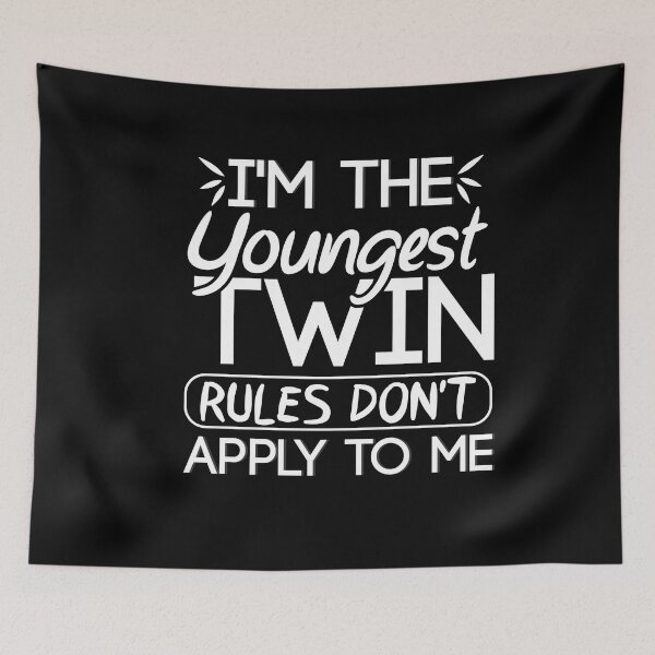 Item preview, Twins Matching Birthday - Sibling - youngest Twin designed and sold by thepeaceful90.