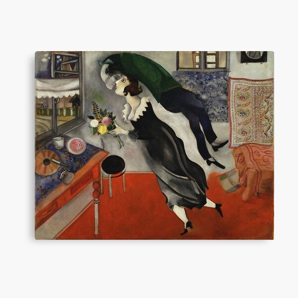 The Birthday Marc Chagall Canvas Print
