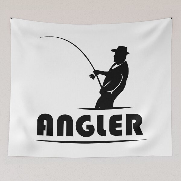 Item preview, Team anglers clubs fishermen fishing, fishing, hat - angler with hat designed and sold by AndreMi.