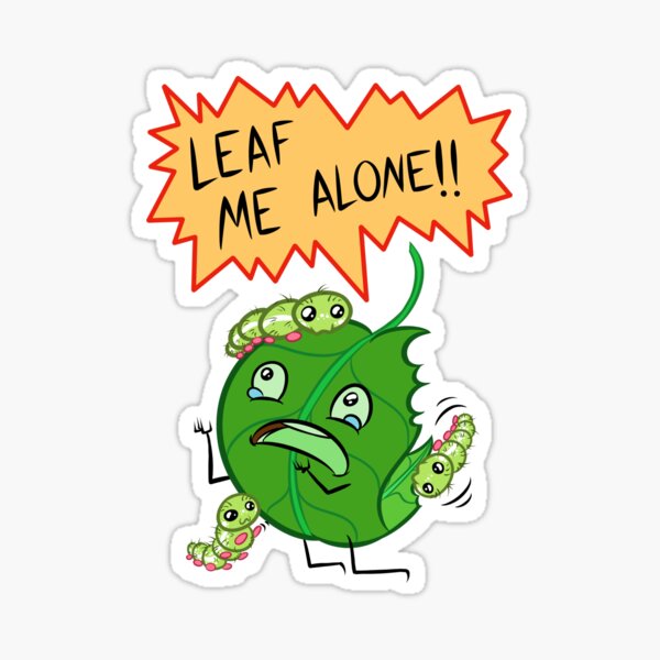 Leaf Puns Stickers Redbubble