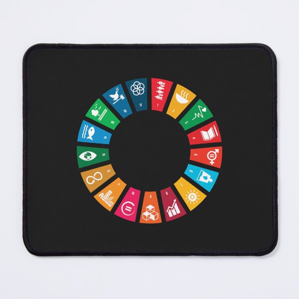 Item preview, UN SDGs  UN Global Goals Logo  United Nations Sustainable Development Goals 2030 Sticker Copy designed and sold by DahlilaJo.