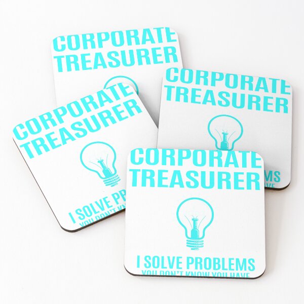 Item preview, Corporate Treasurer - I Solve Problems Job Gift designed and sold by melissaval2.
