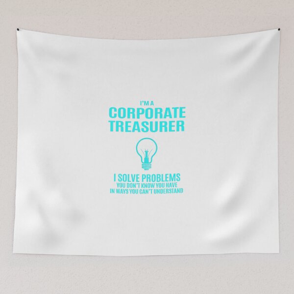 Item preview, Corporate Treasurer - I Solve Problems Job Gift designed and sold by melissaval2.