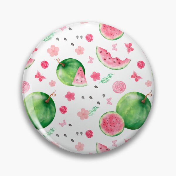 Item preview, Watermelon seamless patterns, summer, butterfly, juicy watermelon, lollipop, watermelon ice cream. designed and sold by AnaGuziiArt.