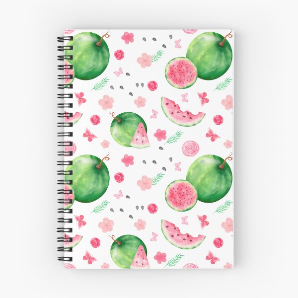 Item preview, Watermelon seamless patterns, summer, butterfly, juicy watermelon, lollipop, watermelon ice cream. designed and sold by AnaGuziiArt.