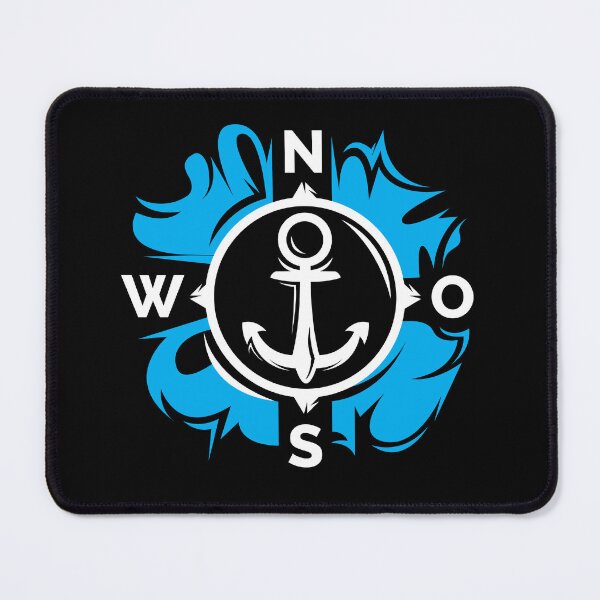 Item preview, Compass illustration north east south west lake - old ship designed and sold by AndreMi.