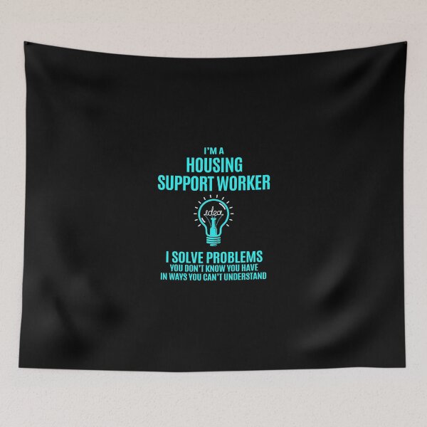 Item preview, Housing Support Worker T Shirt - I Solve Problems Gift Item Tee designed and sold by miraschroe.