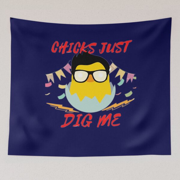 Item preview, chicks dig me designed and sold by JAdotdotDesigns.