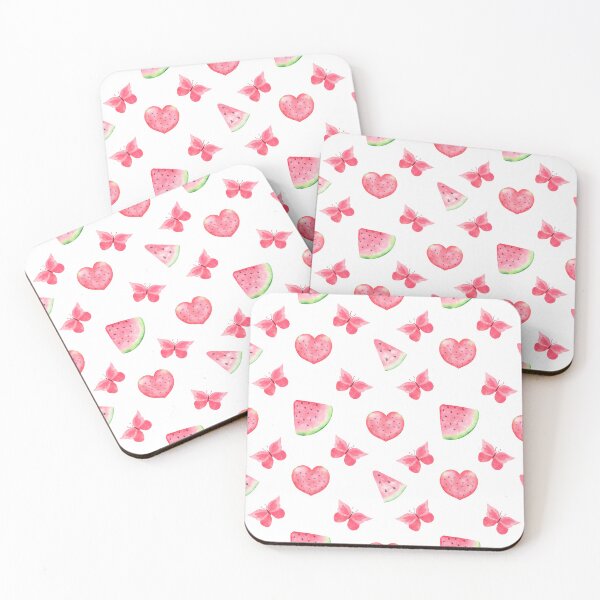 Item preview, Watermelon seamless patterns, summer, butterfly, juicy watermelon, lollipop, watermelon ice cream. designed and sold by AnaGuziiArt.