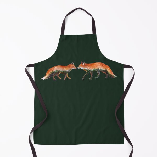 Item preview, Watercolor Forest Fox Couple designed and sold by Roy & Tiffany.