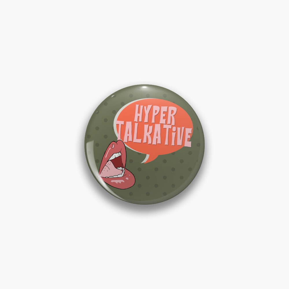 Item preview, Pin designed and sold by HyperTalkative.