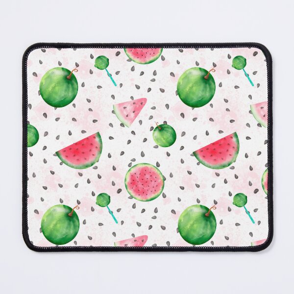 Item preview, Watermelon seamless patterns, summer, butterfly, juicy watermelon, lollipop, watermelon ice cream. designed and sold by AnaGuziiArt.
