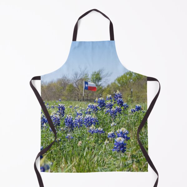 Item preview, Bluebonnet flowers with Texas flag in background designed and sold by Stretch Clendennen.