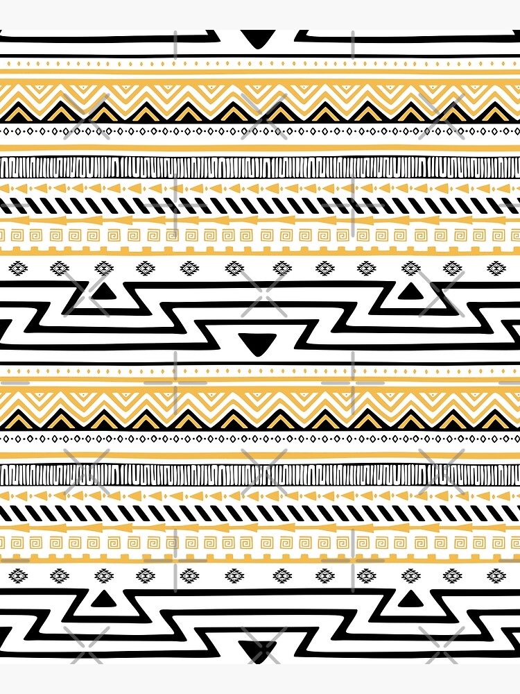 Thumbnail 6 of 6, Apron, Aztec Pattern Cadmium - Large designed and sold by kernowerno.