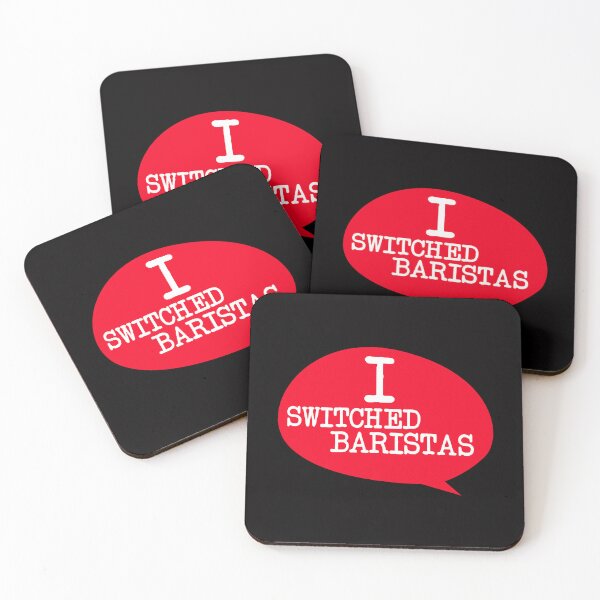Item preview, Trend Text I Switched Baristas  designed and sold by Raju-Creative.
