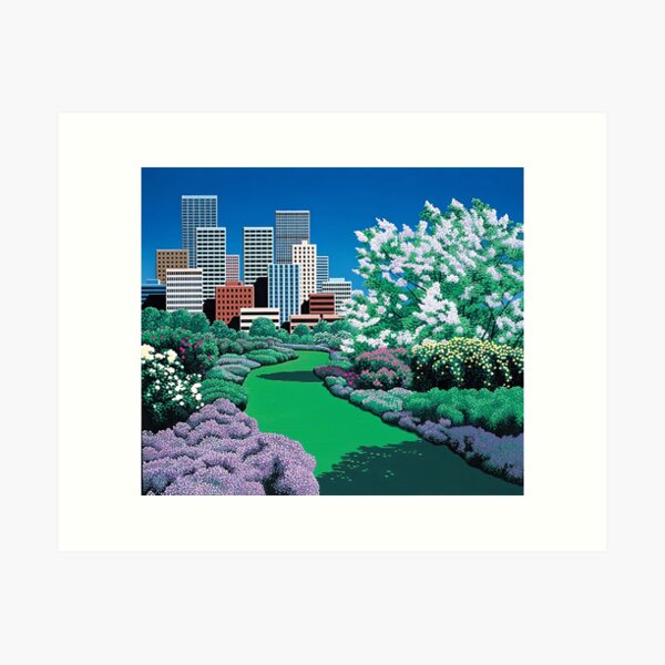 Item preview, City Garden by Hiroshi Nagai designed and sold by pvzd.