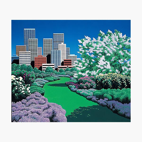 Item preview, City Garden by Hiroshi Nagai designed and sold by pvzd.