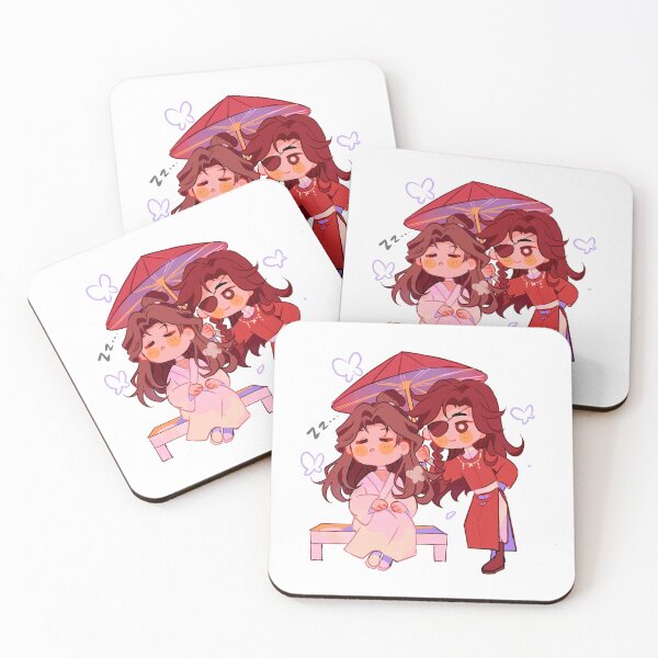 Item preview, sleeping xie lian and hua cheng giving his umbrella designed and sold by Mylunechi-shop.