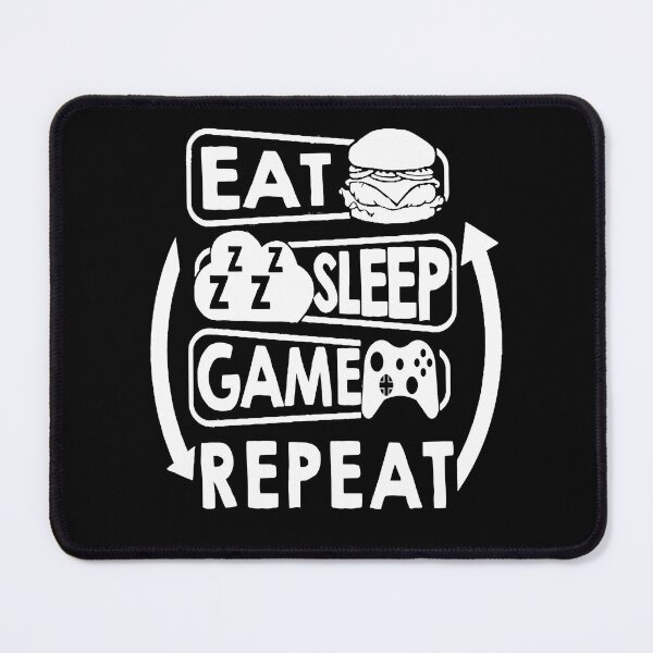 Item preview, sleep & game, repeat designed and sold by Toonify4U.