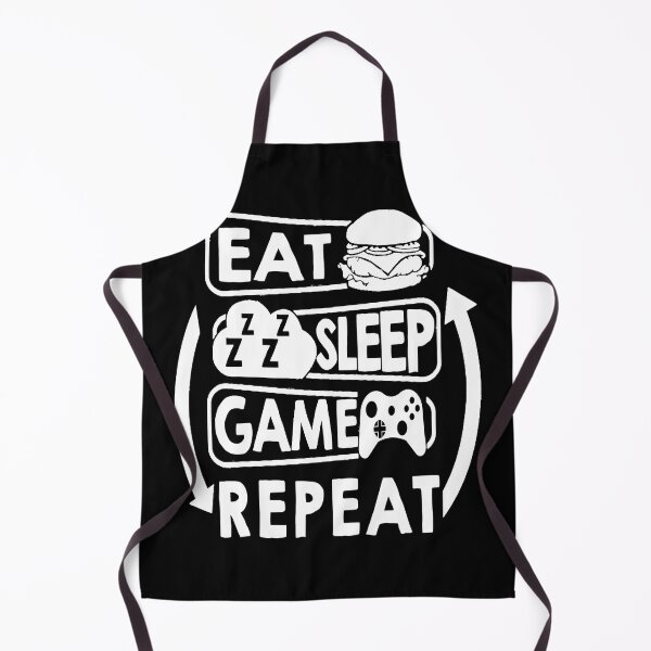 Item preview, sleep & game, repeat designed and sold by Toonify4U.