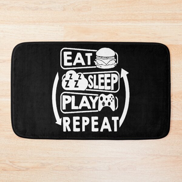 Item preview, sleep & play, repeat designed and sold by Toonify4U.