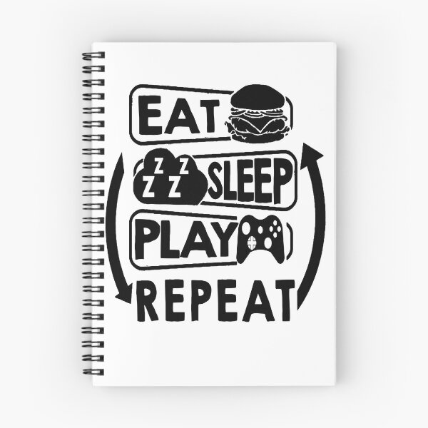 Item preview, sleep & play, repeat designed and sold by Toonify4U.
