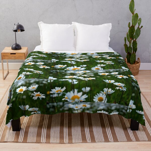 Item preview, Daisy flowers background- green white Floral patterns designed and sold by BestUncommonTee.