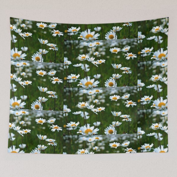Item preview, Daisy flowers background- green white Floral patterns  designed and sold by BestUncommonTee.