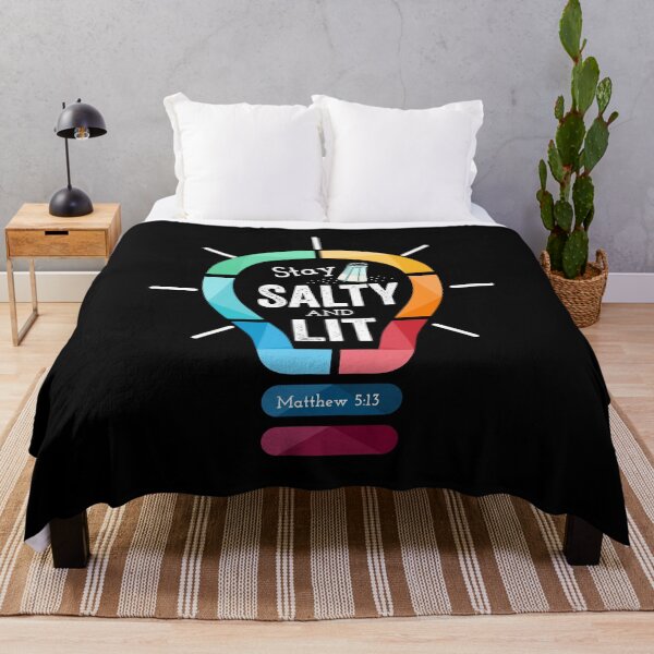 Item preview, Bible Quote - Stay Salty and Lit - Matthew 5:13 designed and sold by JacquelineLim.