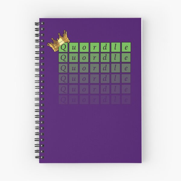 Item preview, King of Quordle - Crossword Grid Puzzle designed and sold by GnuArt.