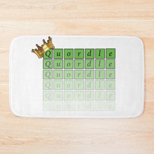 Item preview, King of Quordle - Crossword Grid Puzzle designed and sold by GnuArt.