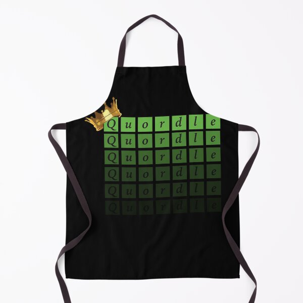 Item preview, King of Quordle - Crossword Grid Puzzle designed and sold by GnuArt.
