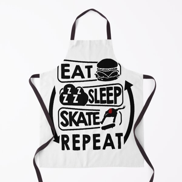 Item preview, eat sleep & skate, repeat designed and sold by Toonify4U.