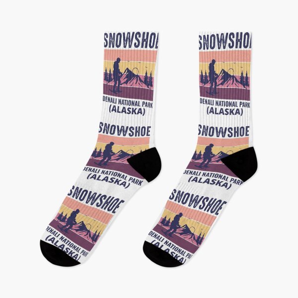 Item preview, Vintage Retro Snowshoe Hiking Lover Winter Alaska designed and sold by TastefulTees.