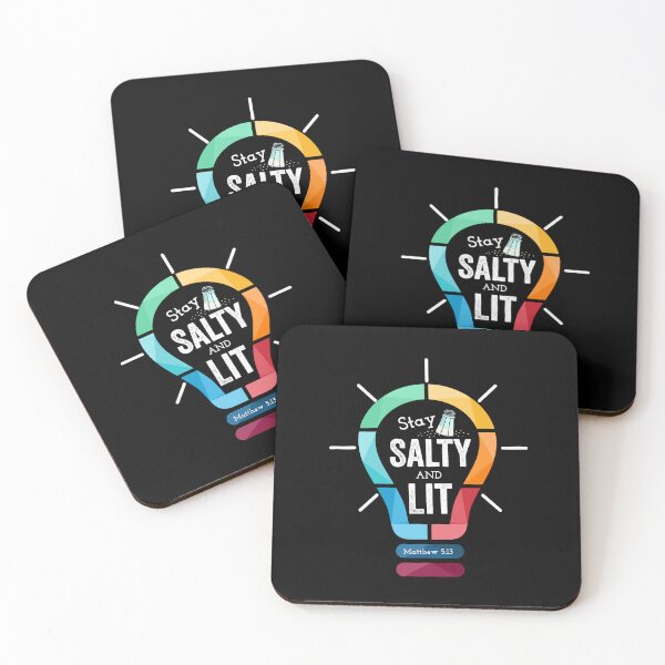 Item preview, Bible Quote - Stay Salty and Lit - Matthew 5:13 designed and sold by JacquelineLim.