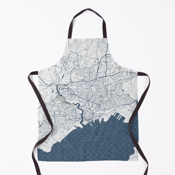 Item preview, Brest City Map of Brittany, France - Coastal designed and sold by deMAP.