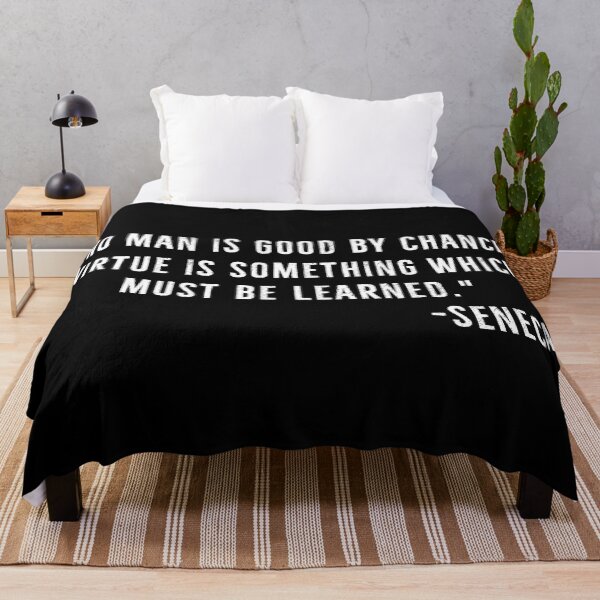 Item preview, Virtue Must Be Learned | Seneca Quotes designed and sold by PhilosophyWear.