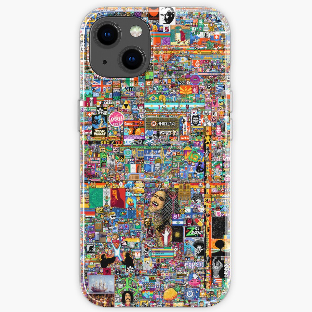 Place Reddit 22 Full Final Day Pixel Art R Place Iphone Case For Sale By Adsefer Redbubble