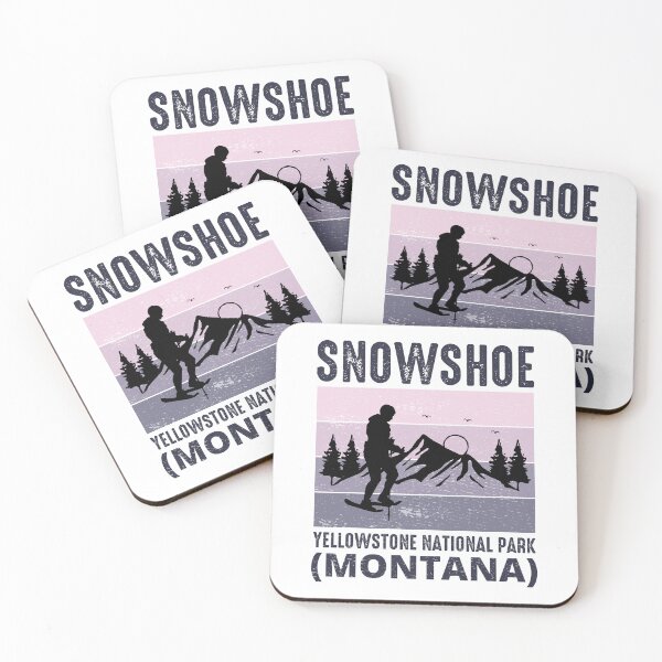 Item preview, Snowshoe Hiking Lover Winter Montana Vintage Snow designed and sold by TastefulTees.