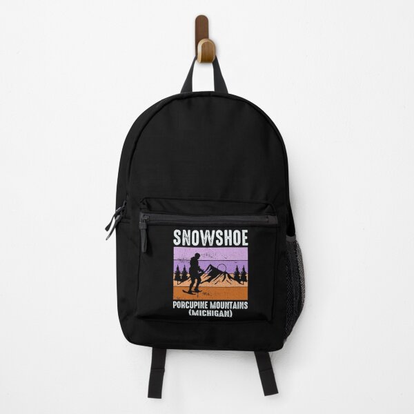 Item preview, Snowshoe Hiking Lover Winter Michigan Vintage designed and sold by TastefulTees.