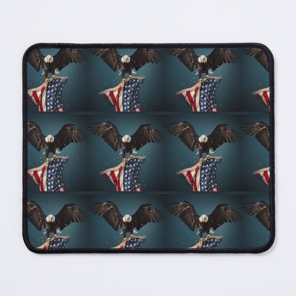 Item preview, Eagle and American Flag designed and sold by Spotlightfans.