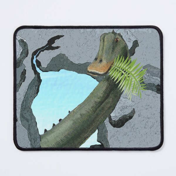 Item preview, Two Dinosaurs are Breaking Through the Wall designed and sold by Melissa J Barrett.