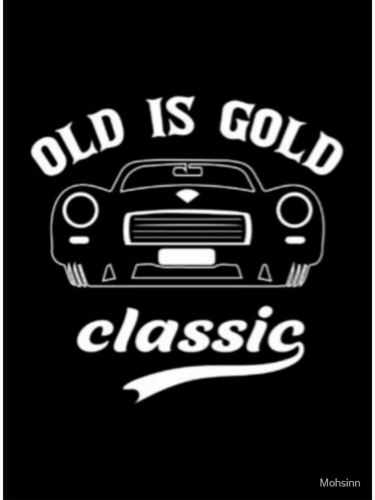 "Old is Gold T Shirt Design" Sticker by Mohsinn Redbubble