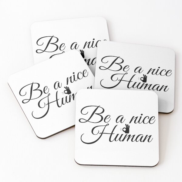 Item preview, BE A NICE HUMAN  designed and sold by Indra Agrawal.