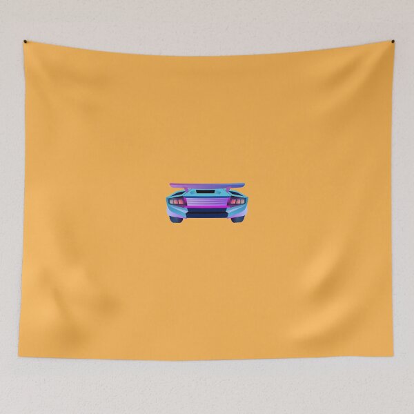 Item preview, Cartoon Retro Style Lamborghini  designed and sold by TrippyPosters.