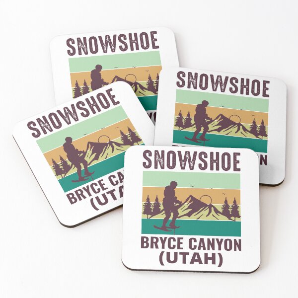 Item preview, Snowshoe Hiking Lover Winter Utah State Vintage designed and sold by TastefulTees.